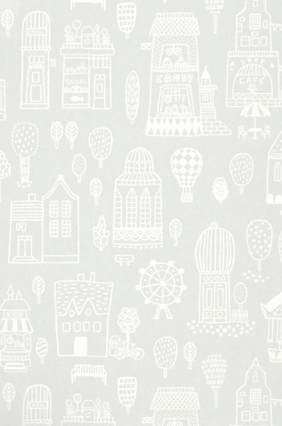 Carta da Parati Small Town Majvillan Wallpaper 118-01