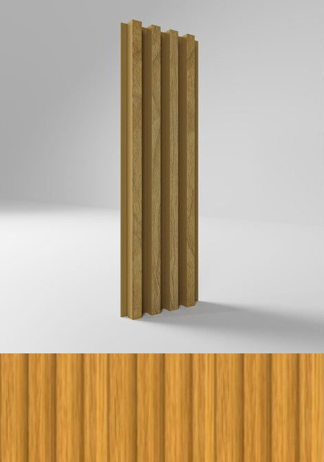 Listelli in PVC per interni ed esterni cod. 100 IMPERIAL mis.17,3X2,4X295 cm