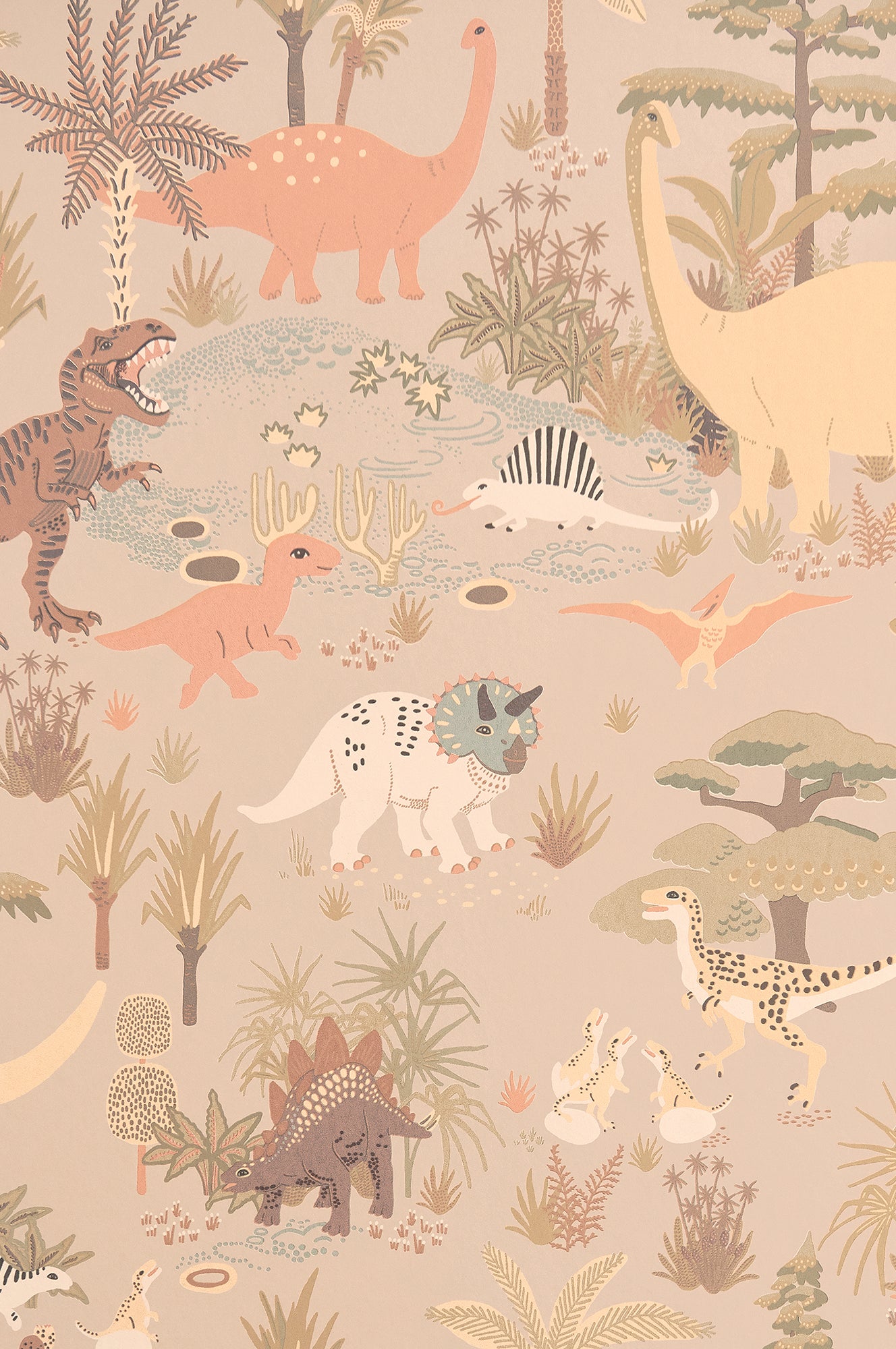 Carta da Parati Dinosaur Vibes Majvillan Wallpaper cod. 154-01