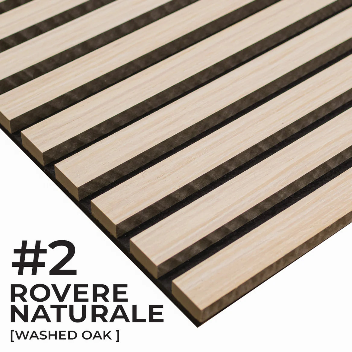 Pannelli acustici fonoassorbenti Rovere Naturale Washed Oak