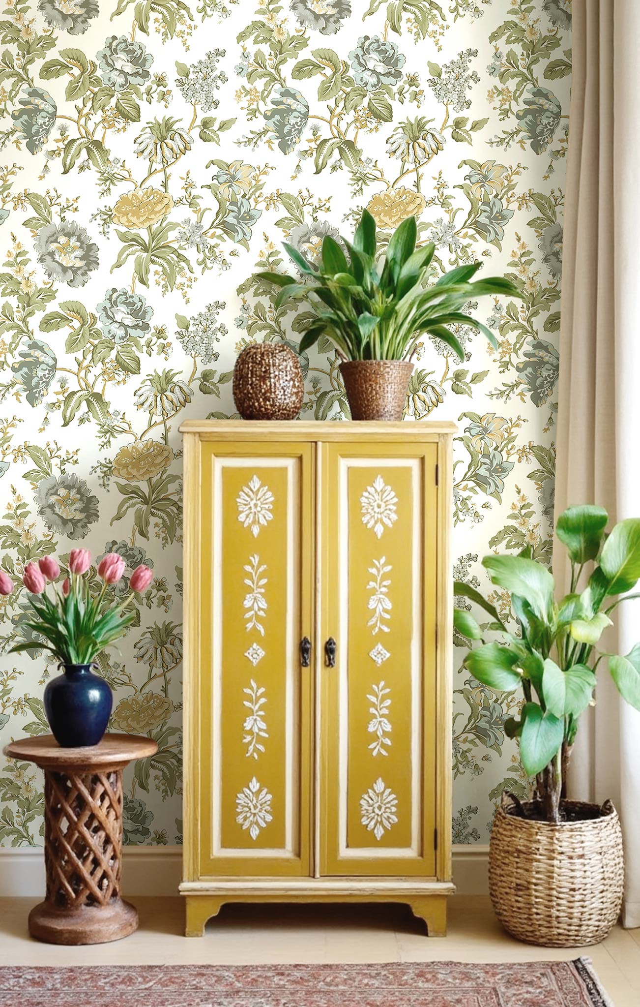 Carta da Parati BLOOMING GARDEN Cristiana Masi Wallpaper cod. 8305