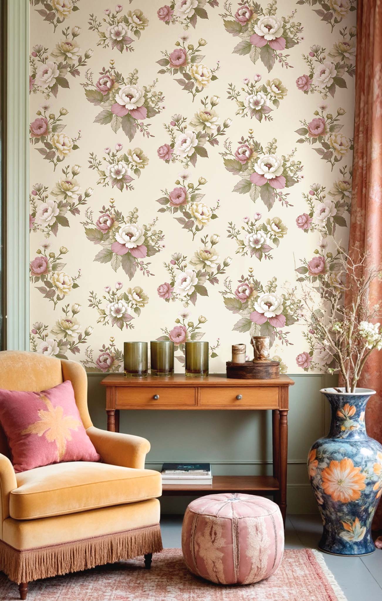 Carta da Parati BLOOMING GARDEN Cristiana Masi Wallpaper cod. 8330