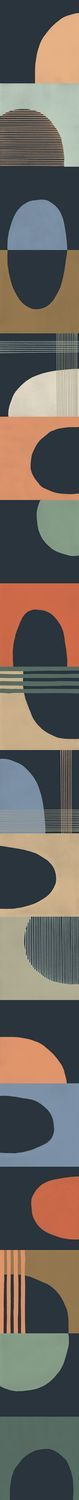 Carta da Parati Milano Sixties Casadeco Wallpaper