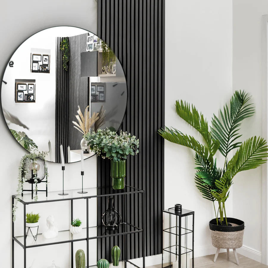 Pannelli acustici fonoassorbenti Grigio Scuro Black Oak