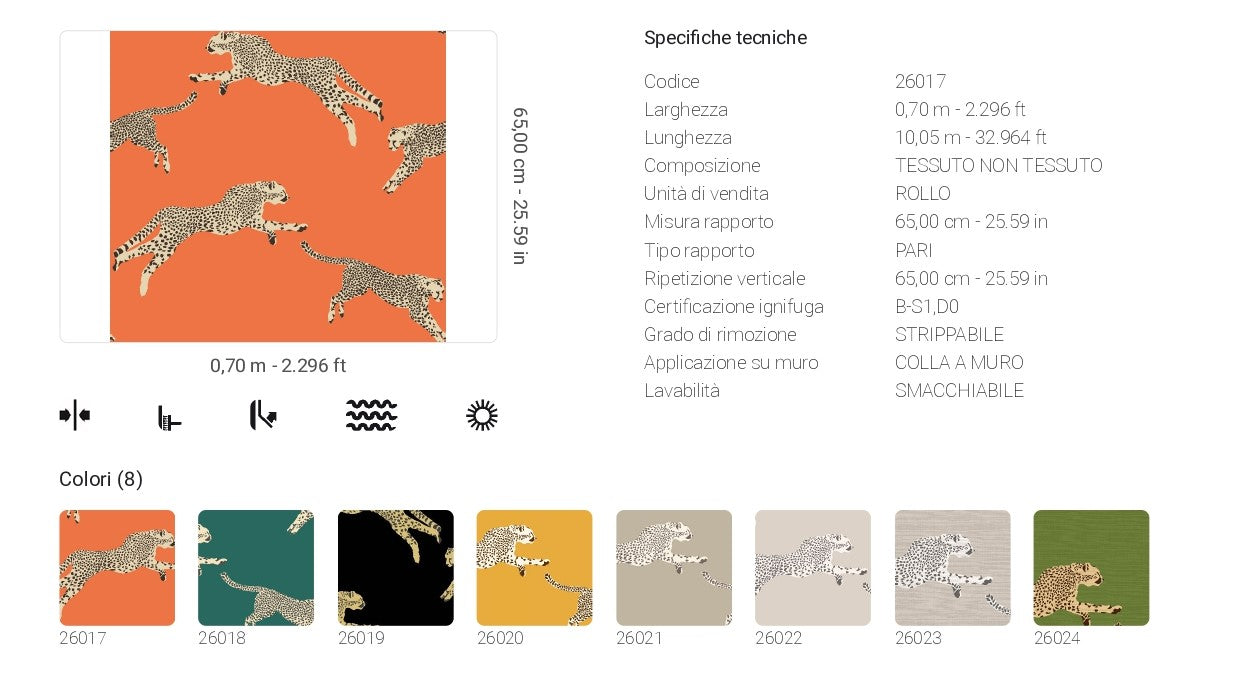 Carta da Parati Scalamandré JV Design Licence cod. 26017