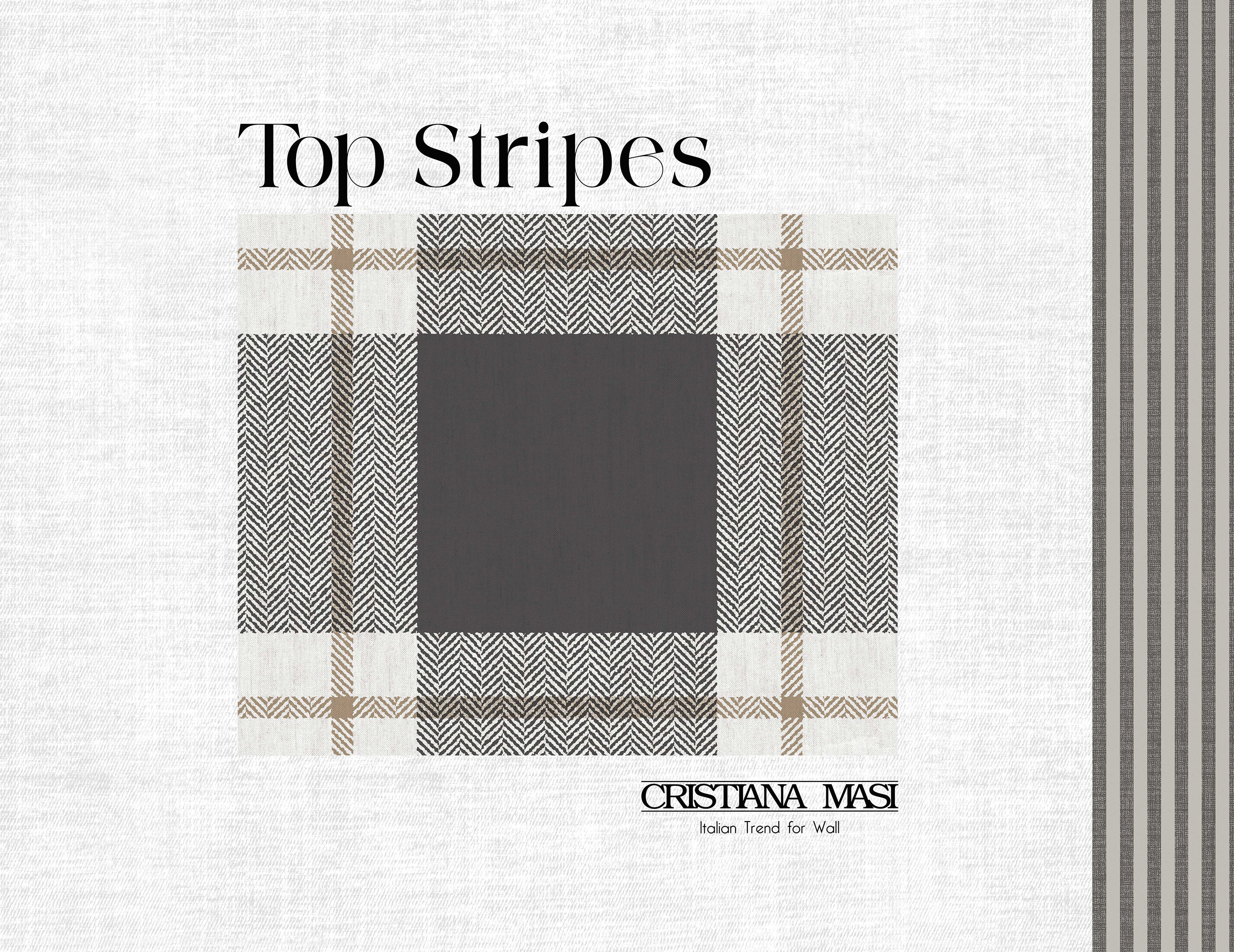Carta da Parati Top Stripes Cristiana Masi Wallpaper cod. 38449