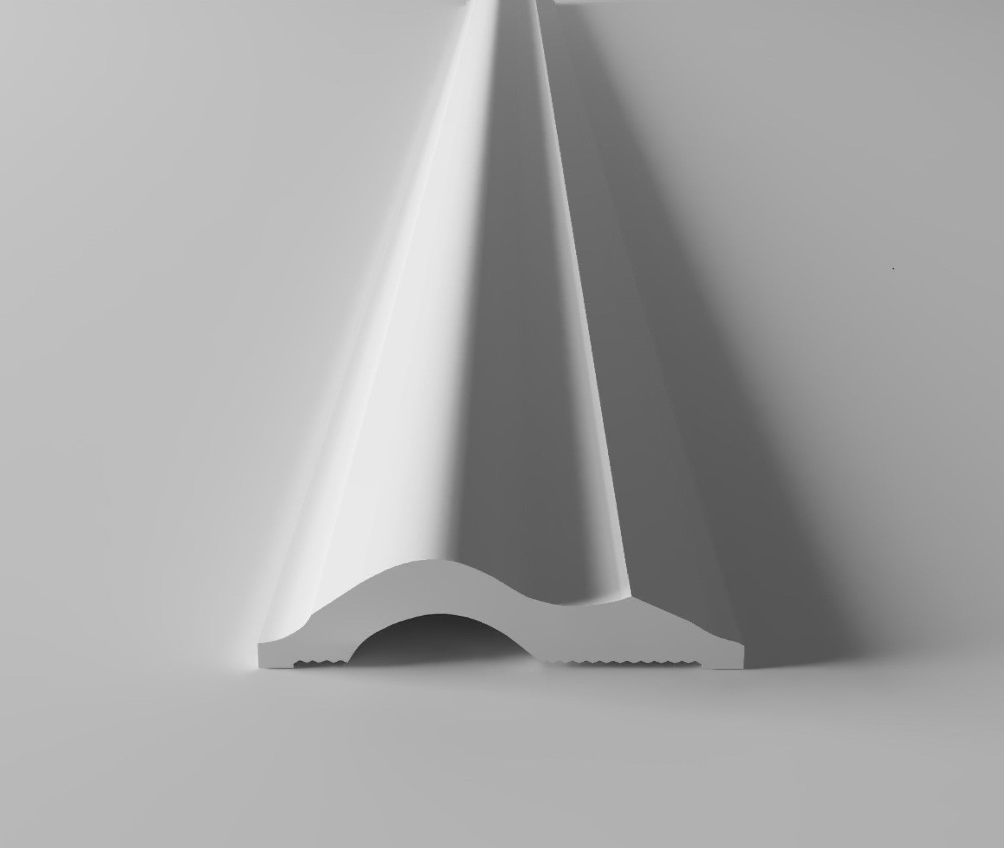 Cornice per boiserie in polistrutturato mis. 4,3x1,4x200 cm