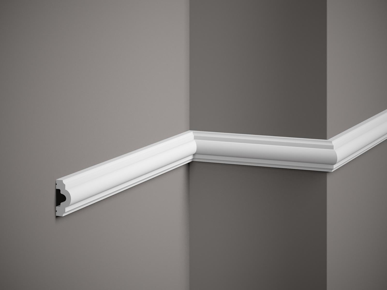 Cornice per boiserie polyforce 4x1,8x200 cm cod. MD002