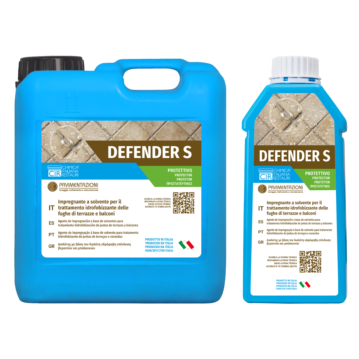 Defender S - Impregnante a solvente per il trattamento idrofobizzante delle fughe di terrazze e balconi