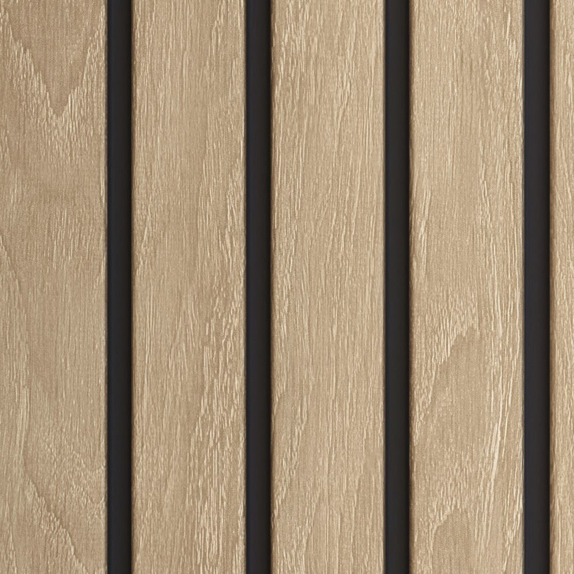 Pannello doghe per esterni FRONTO in PVC-U colore BLACK OAK 295X28,3X1,2 cm