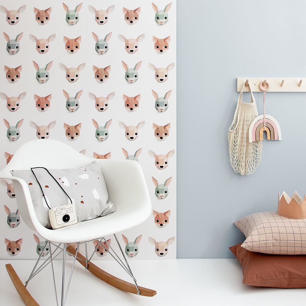 Carta da Parati Studio Ditte Forest Animals Wallpaper