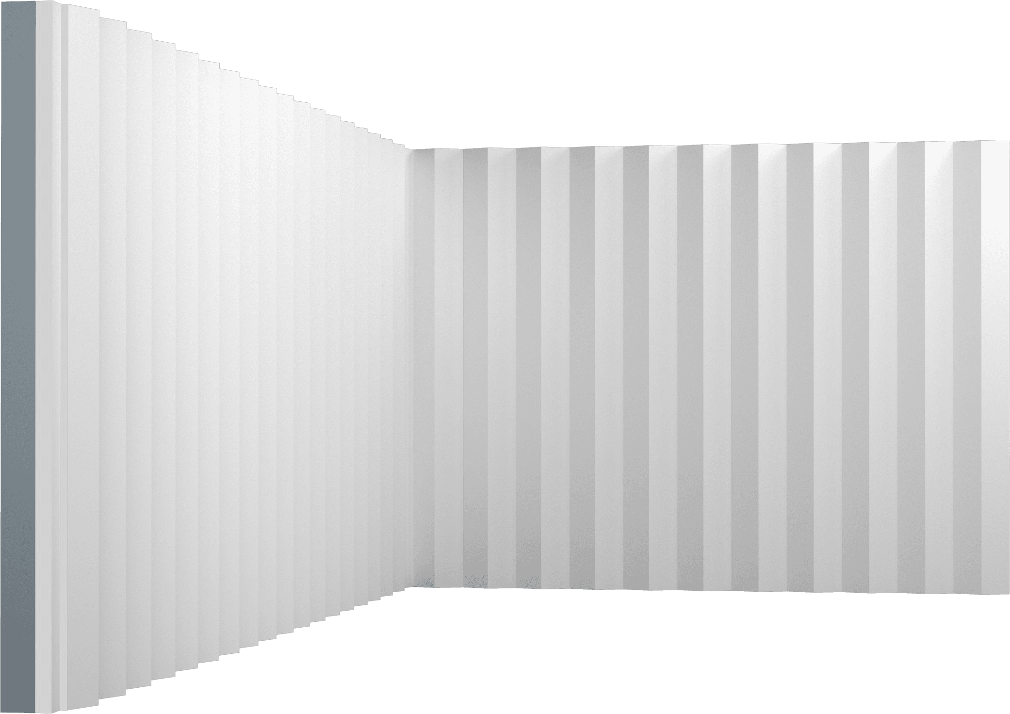 DOGA in polimero Ard Italia JC1074 misura 2800x12x130 mm modello TRIANGLE