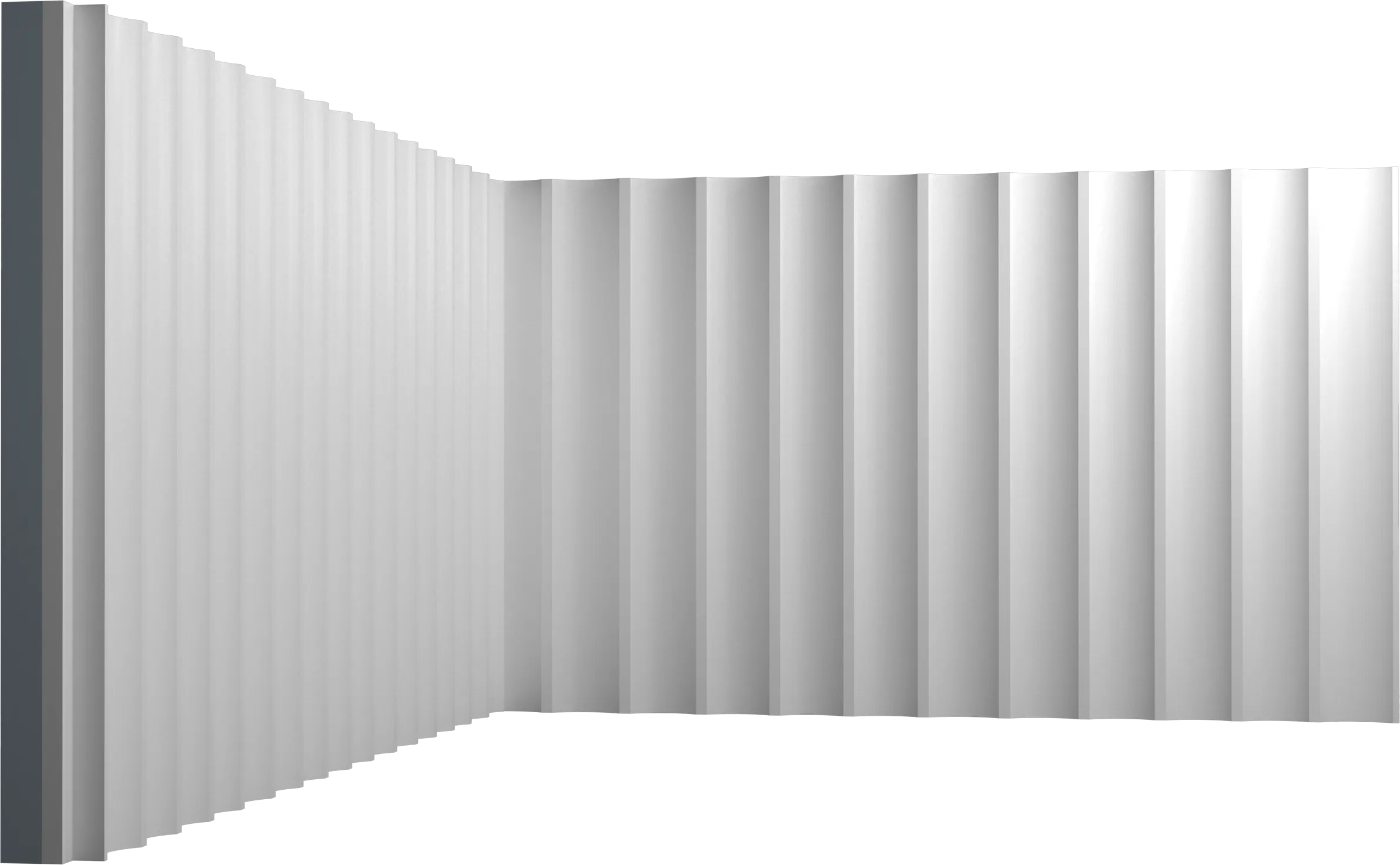 DOGA in polimero Ard Italia JC1077 misura 2800x12x148 mm modello WAVE