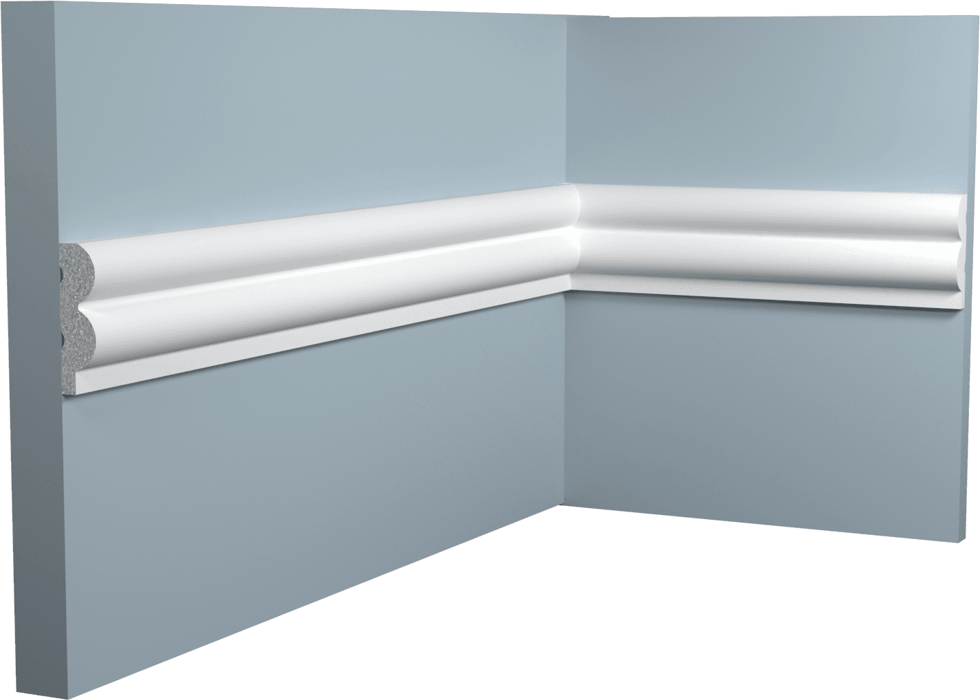 Terminale in polimero per DOGA JC1052 Ard Italia JC1269 misura 2800x12x43 mm modello CIRCLE