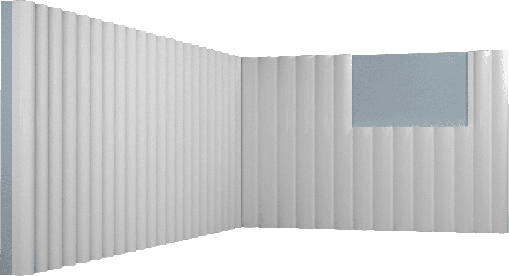 Terminale in polimero per DOGA JC1052 Ard Italia JC1269 misura 2800x12x43 mm modello CIRCLE