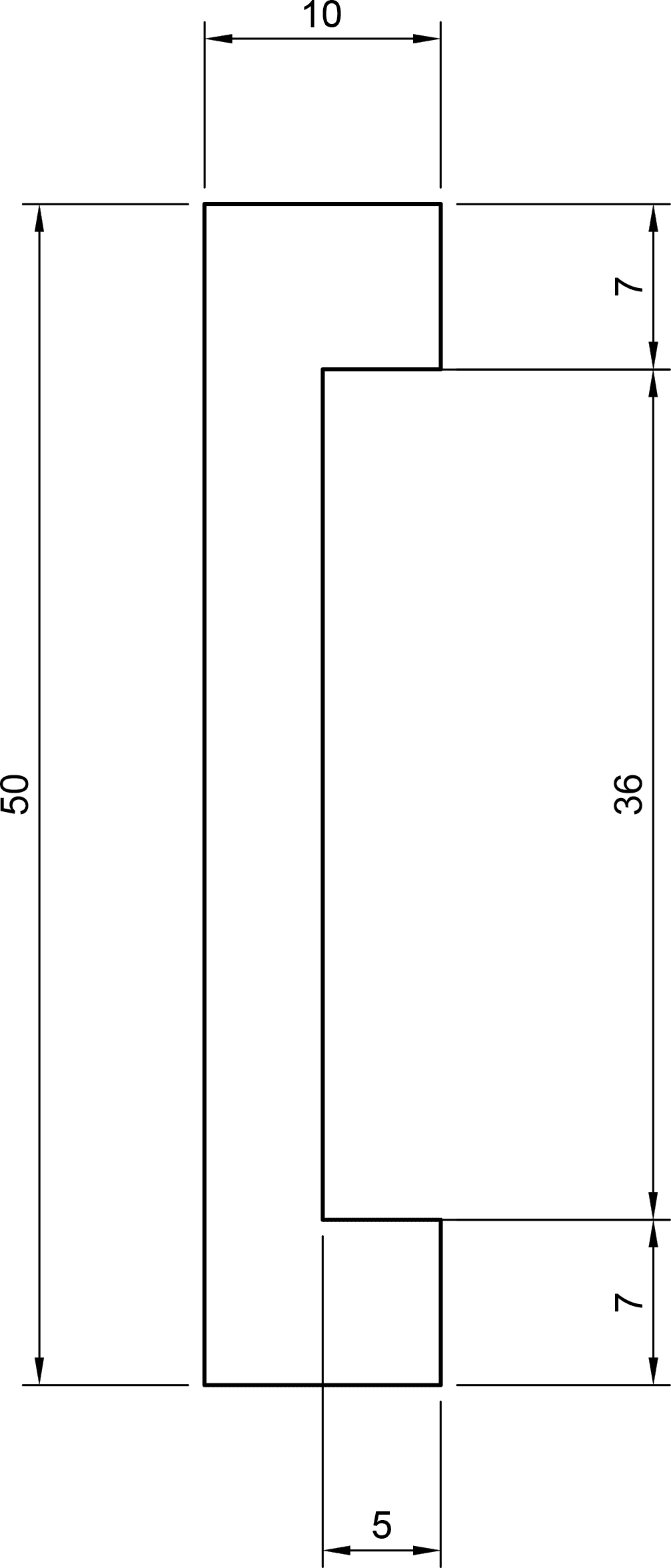 Battiscopa in polimero Ard Italia JX139/50 misura 2000x10x50 mm