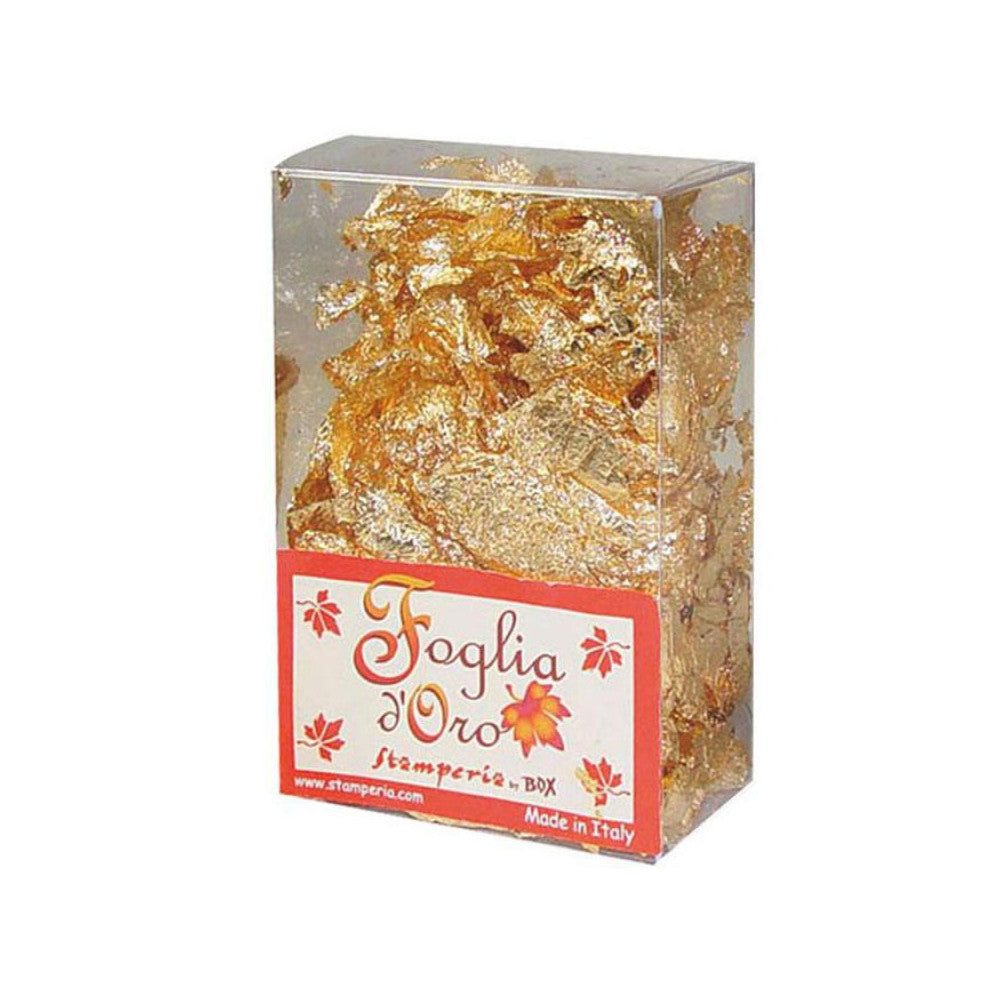 Foglia Fiocchi Oro 30gr Stamperia OUTLET