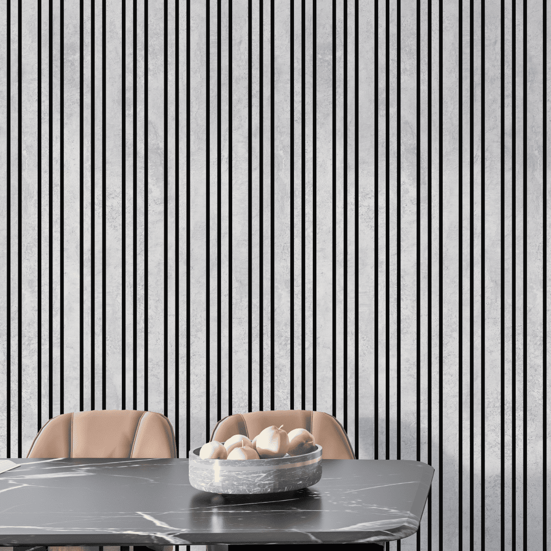 Listelli acustici in MDF Chicago & Chicago mis. 278 cm x 60 cm modello FLESSIBILE - ULTIMO PEZZO