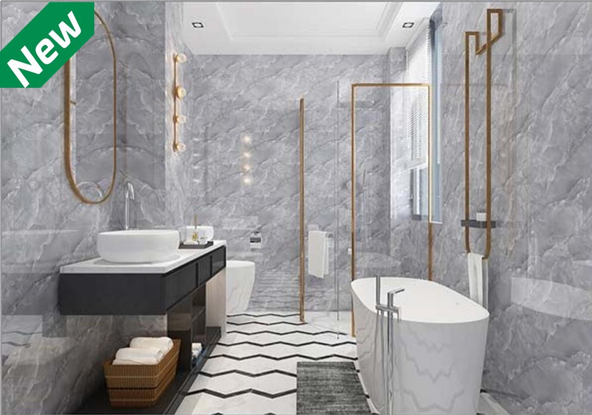 Adesivo Da Parete Effetto Marmo - 4 Pezzi 30x30 Cm Per Cucina, Bagno E Arredamento Casa