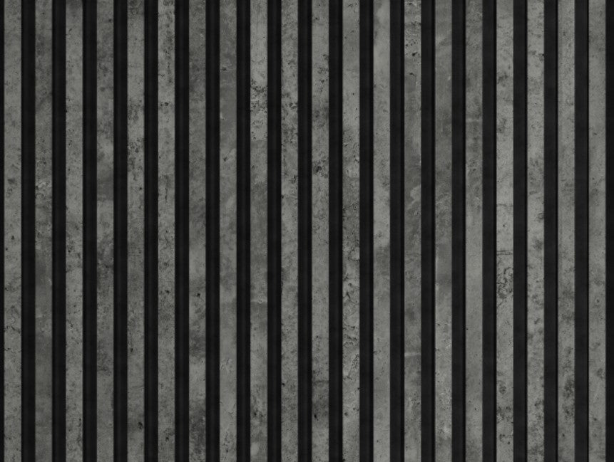 Listelli Silence in MDF Grigio Chicago mis. 270 cm x 30 cm