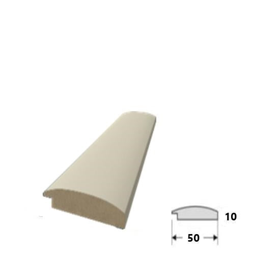 Profilo per Doga Onda Maxi in MDF Deluxe Beige mis. 50 x 10 x 2750 mm OFFERTISSIMA!