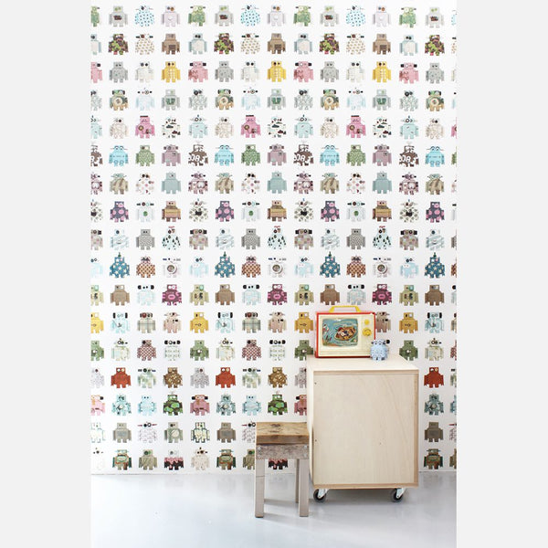 Carta da Parati Studio Ditte Wild Robot Wallpaper