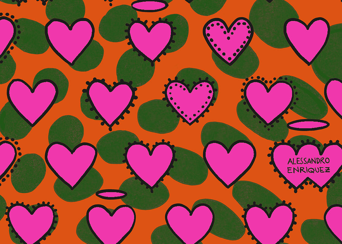 Carta da Parati EnriquezLand Alessandro Enriquez PSYCO CUORI