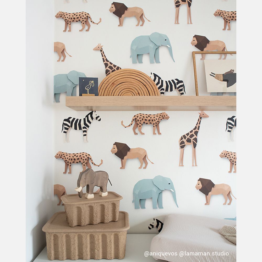 Carta da Parati Studio Ditte Safari Wallpaper