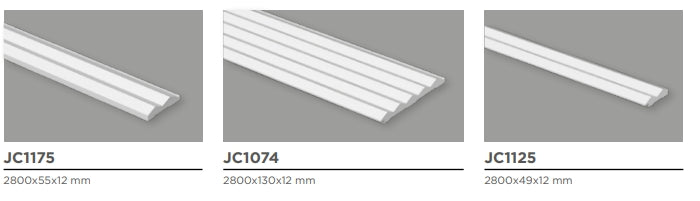 Terminale in polimero per DOGA JC1074 Ard Italia JC1125 misura 2800x12x49 mm modello TRIANGLE