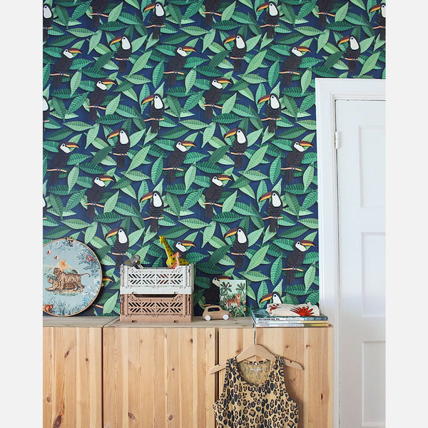 Carta da Parati Studio Ditte Toucan Wallpaper