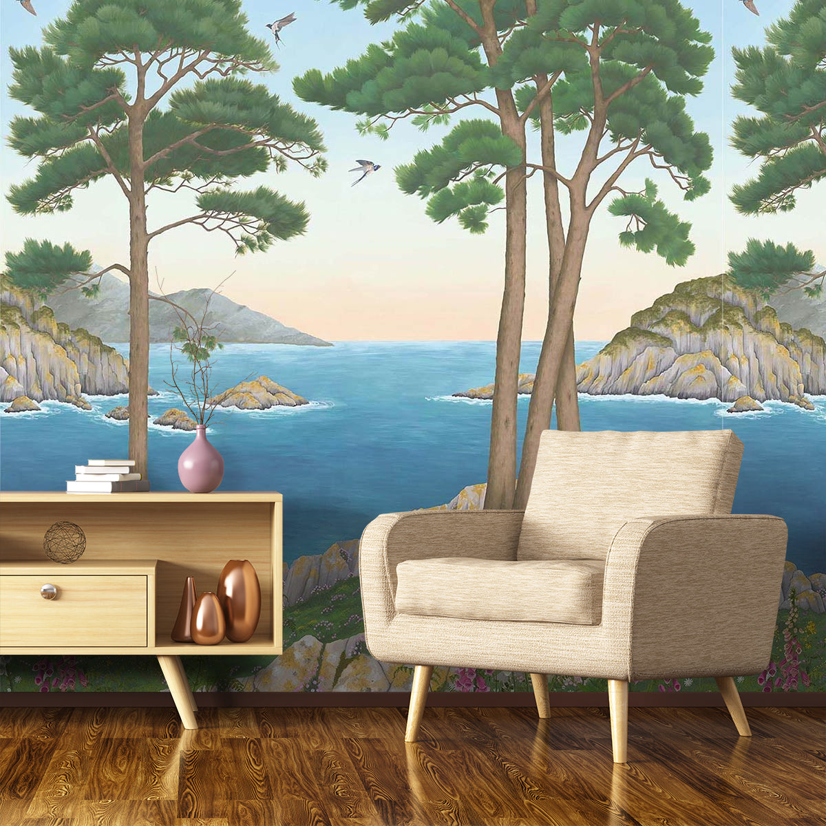 Carta da parati Osborne & Little Coastline W7680-03