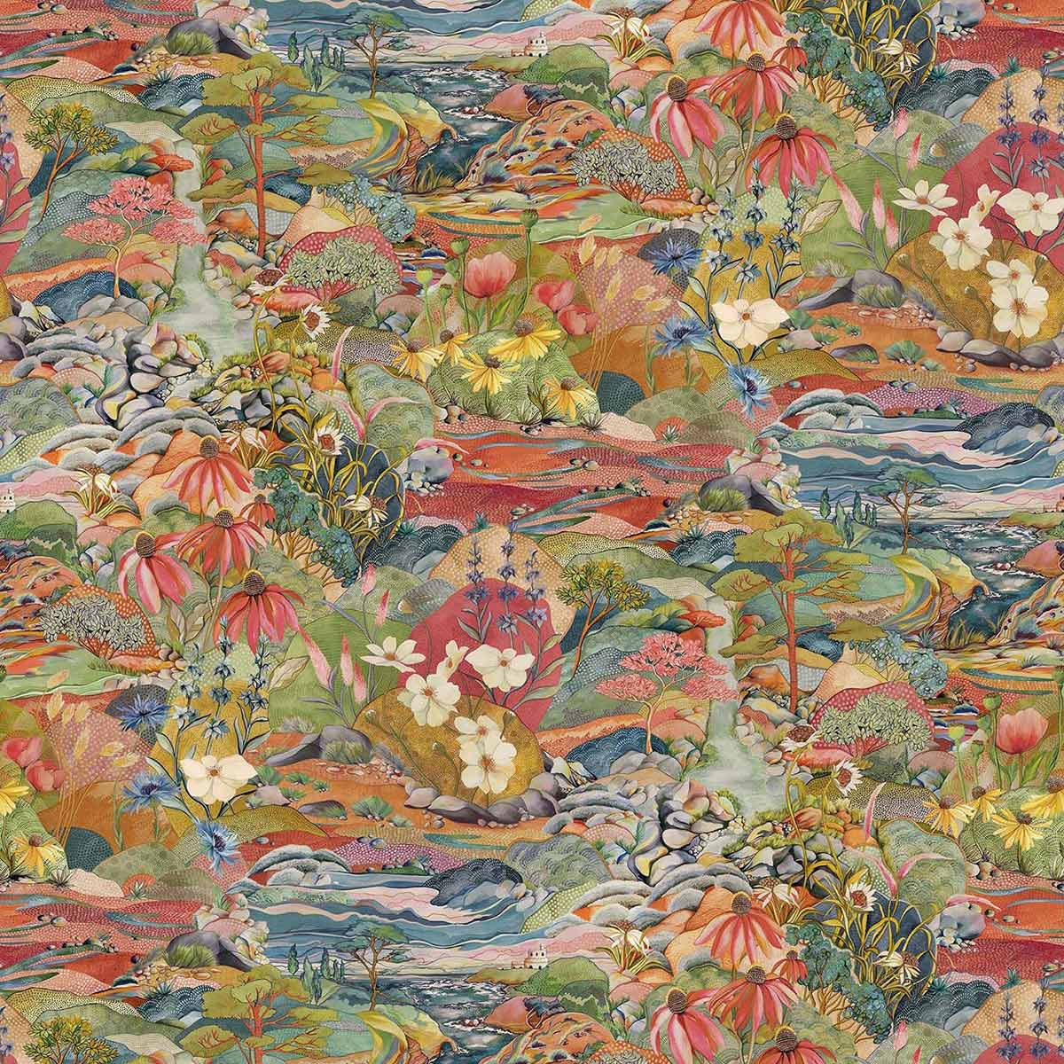 Carta da parati Osborne & Little Trebah W7685-02