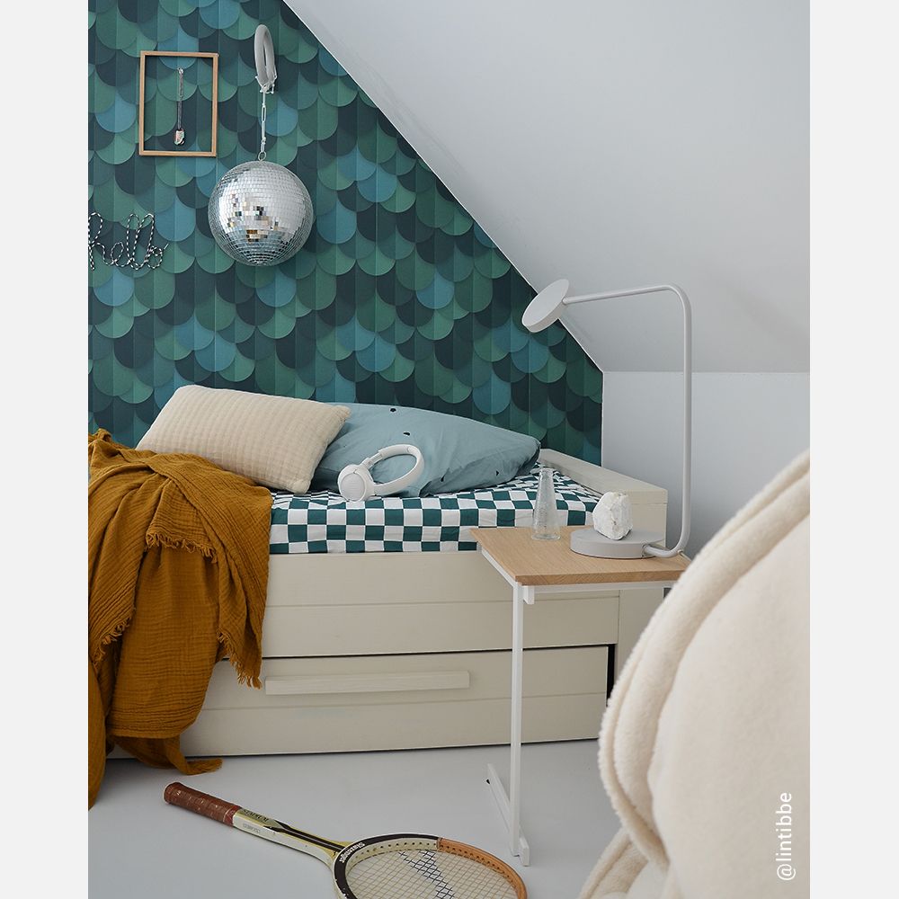 Carta da Parati Studio Ditte Waterfall Wallpaper Green