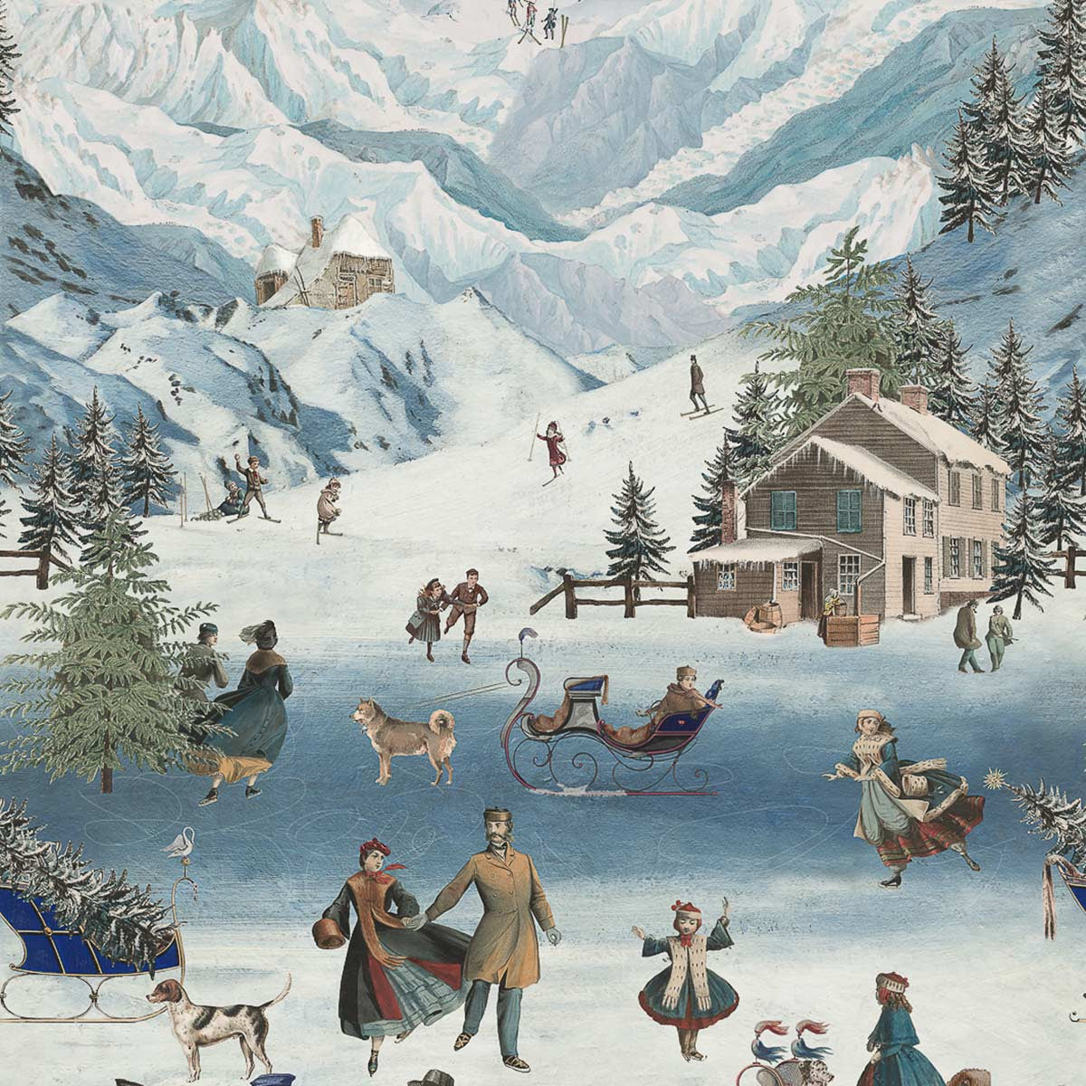 Carta da Parati Tyrol Apres-Ski Mind The Gap Wallpaper KAPRUN