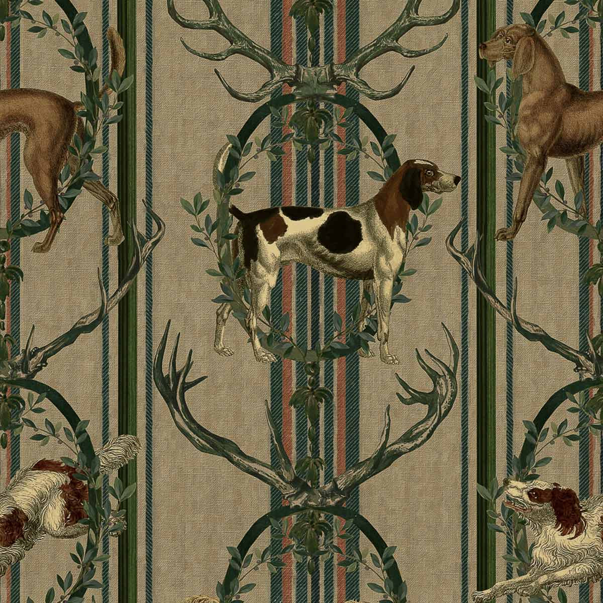 Carta da Parati Tyrol Apres-Ski Mind The Gap Wallpaper MOUNTAIN DOGS