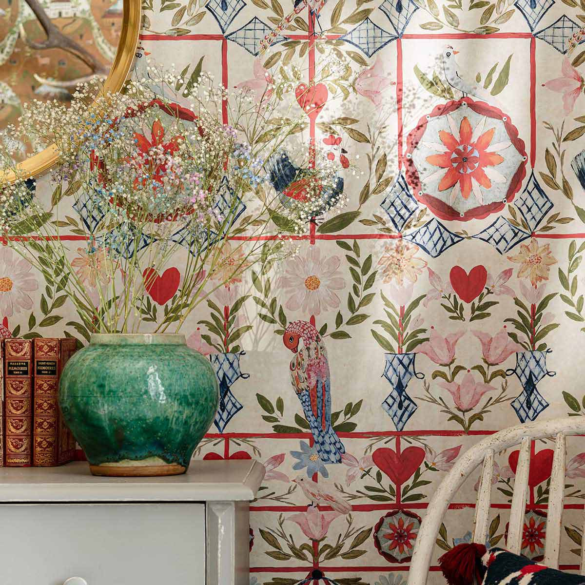 Carta da Parati Tyrol Apres-Ski Mind The Gap Wallpaper THE BIRD HOUSE