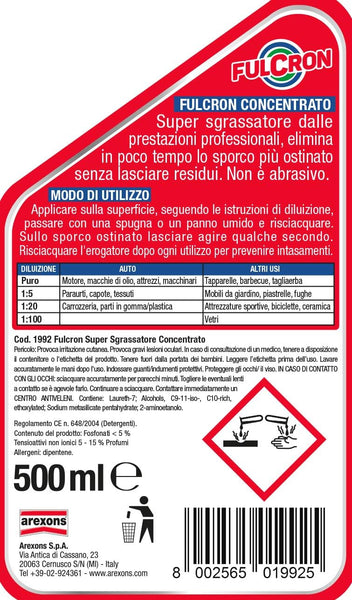 Fulcron Super Sgrassatore Concentrato