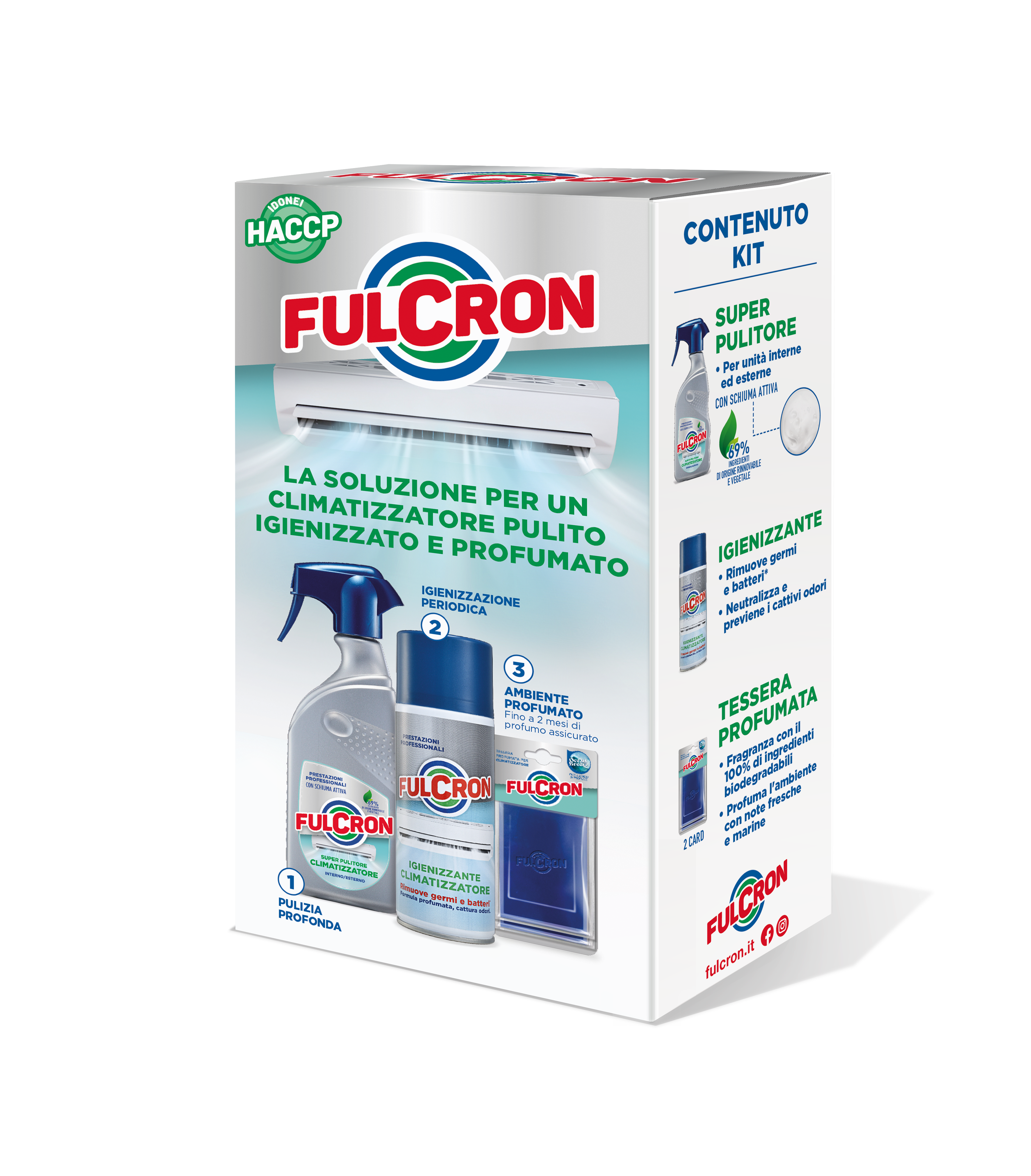 Fulcron Kit Pulizia Climatizzatori
