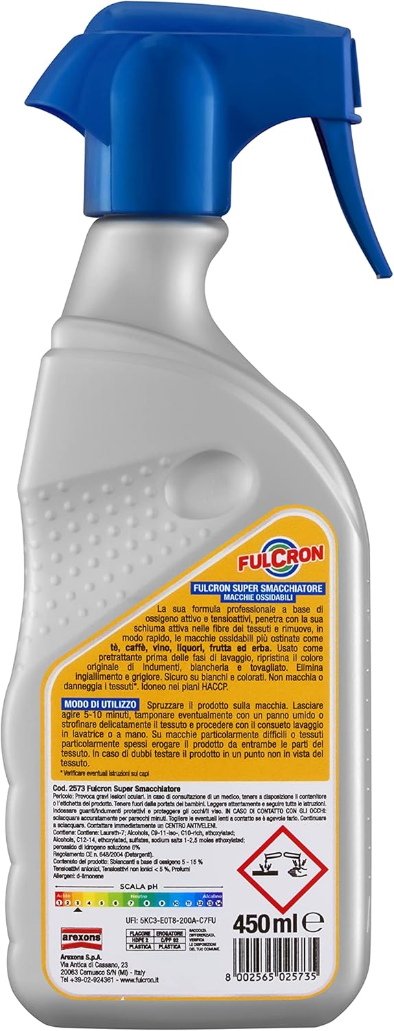 Fulcron Super Smacchiatore Macchie Ossidabili 450 ml.