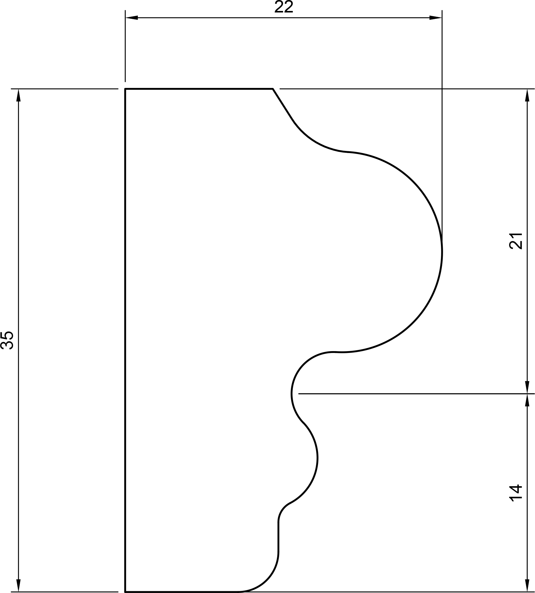 Cornice in polimero Ard Italia JC232 misura 2000x35x22 mm