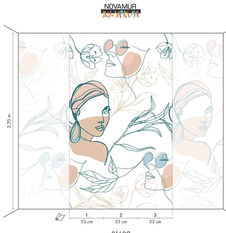 Poster Murale Miami 2024 cm 159 x 270 cod. 2681609