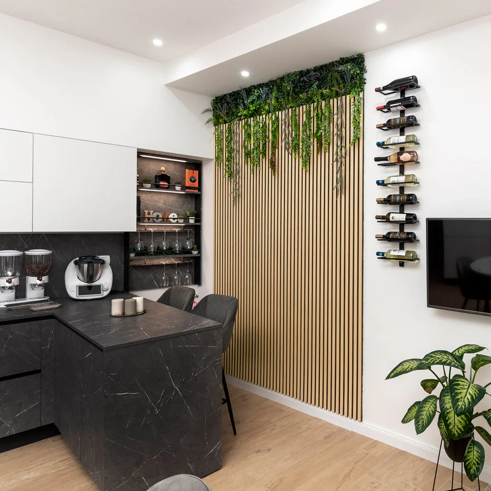 Pannelli acustici fonoassorbenti Teak