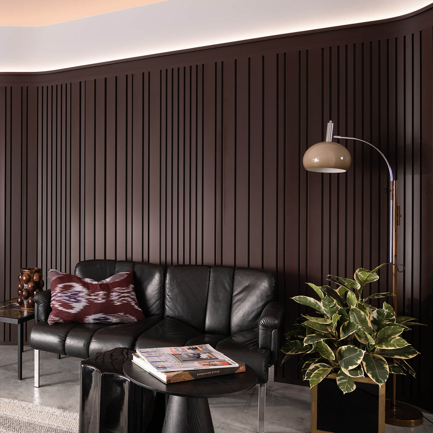 Pannello 3D in poliuretano Orac Decor W119 misura L 200 x H 25 x W 2 cm Purotouch®