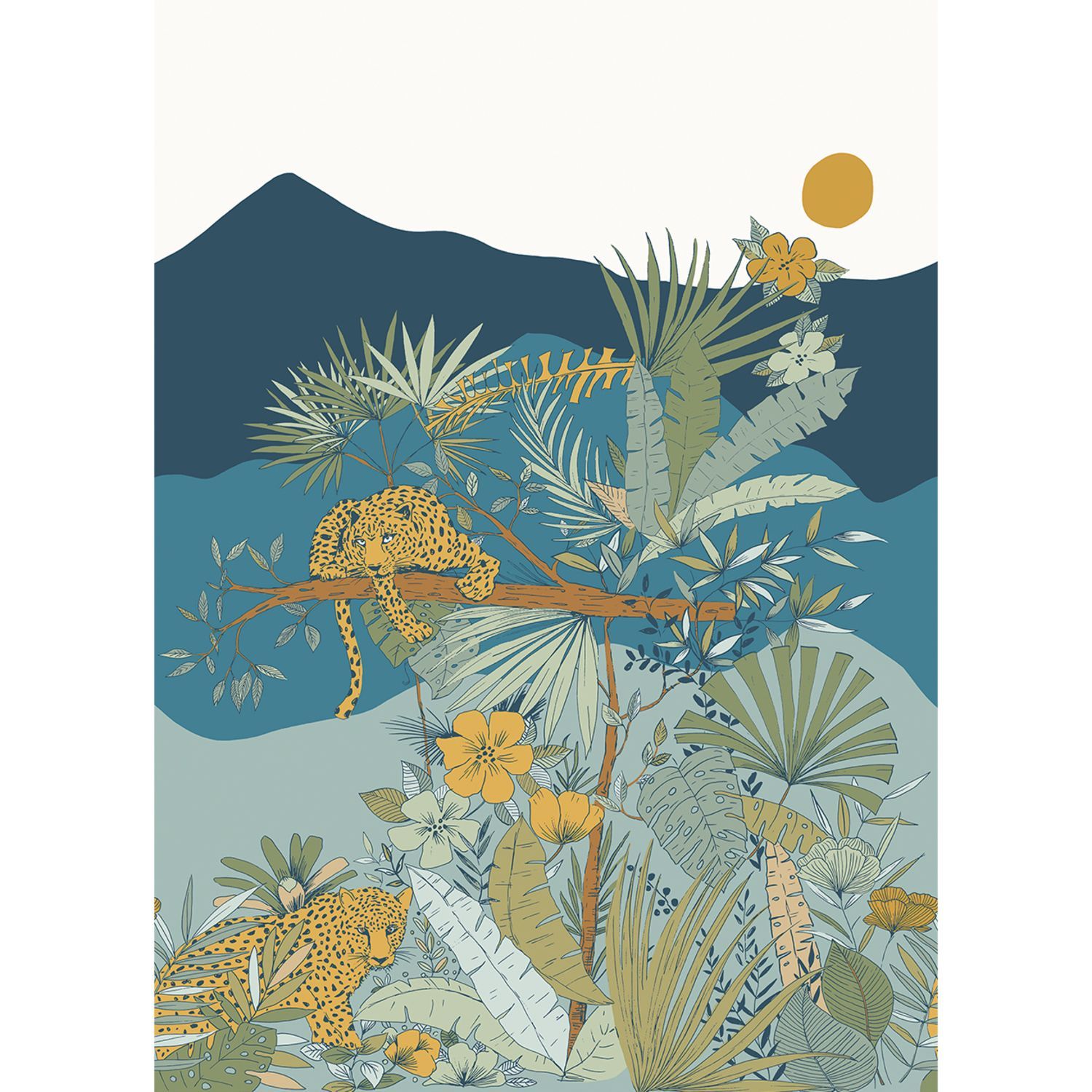 Pannello Murale Our Planet Kenya Multicouleur mis. 200x280 Caselio Wallpaper