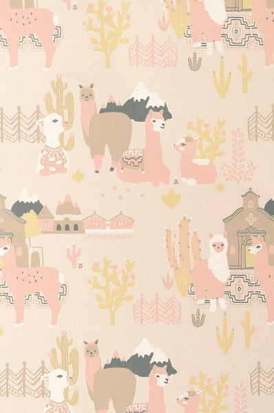 Carta da Parati Lama Village Majvillan Wallpaper 143-03