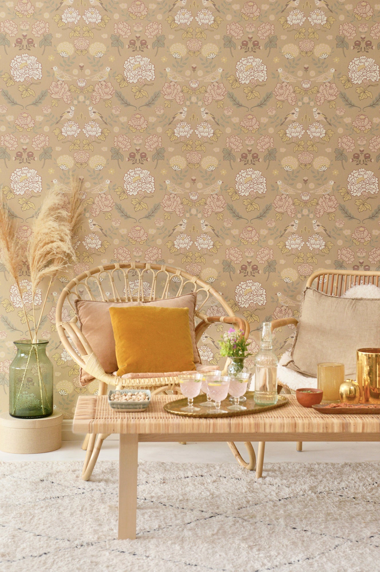 Carta da Parati June Honey Majvillan Wallpaper 136-03