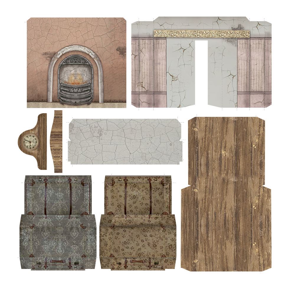 3D Paper Kit Lady Vagabond Lifestyle Stamperia OUTLET