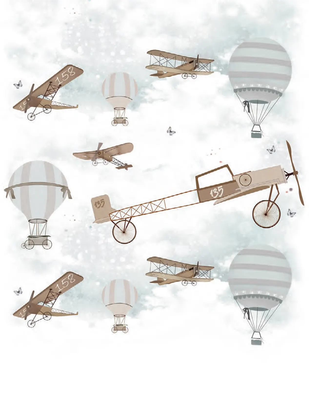 Stampa Digitale di Carta da parati Kids Walls cod. 45859 Marburg Wallpaper