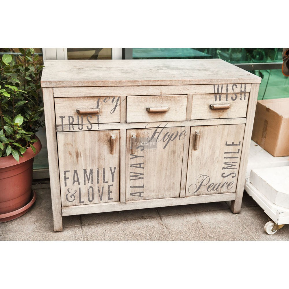 Decor Transfer Re-Design Words To Live mis. 56 X 76 CM