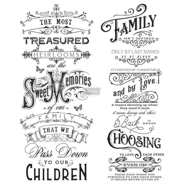 Decor Transfer Re-Design Heirlooms mis. 55 X 68,5 CM